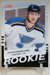 2008-09 Upper Deck Victory  Rookie Patrik Berglund #322 St. Louis Blues